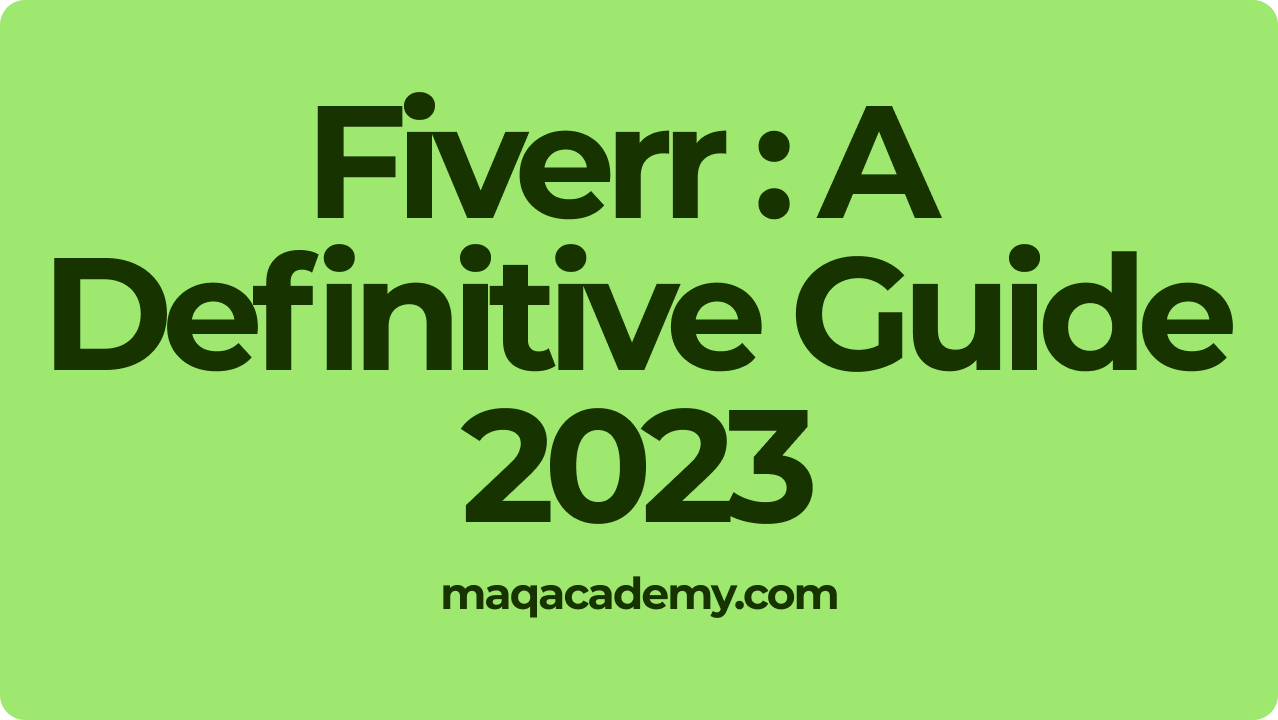 Fiverr a Definitive guide
