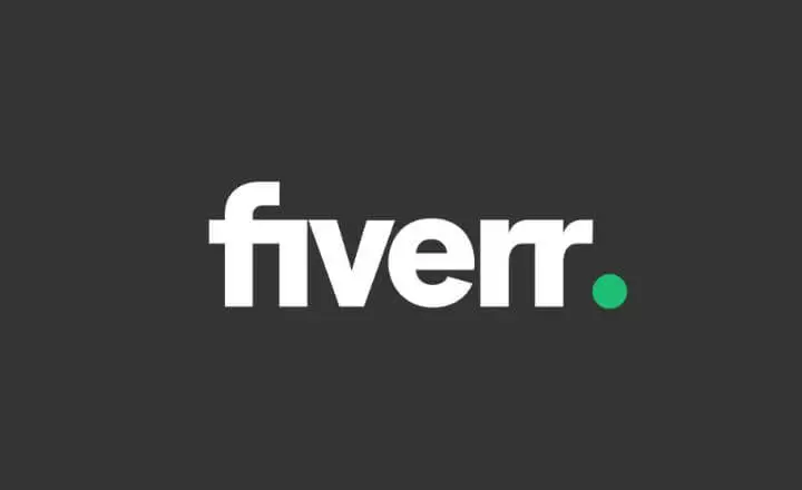 Fiverr logo representing the fiverr marketplace 
