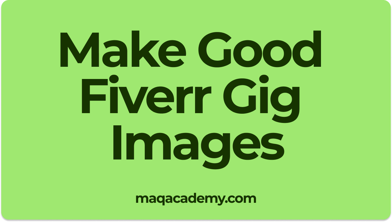How Do I Make A Good Fiverr Image