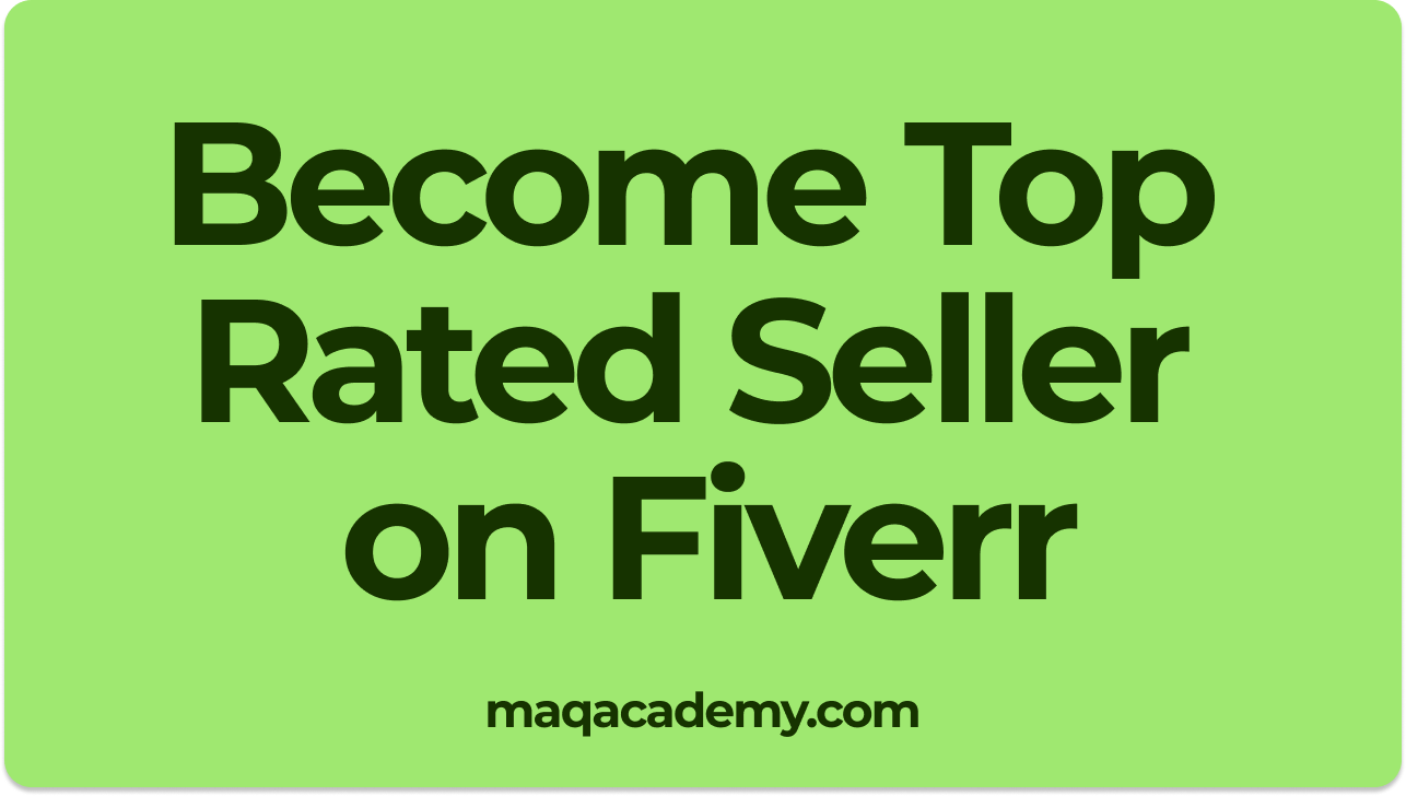 How to become top rated seller on fiverr