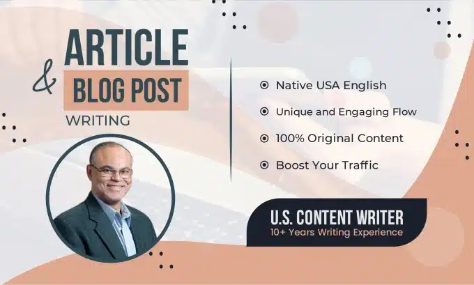 content writing gig image template
